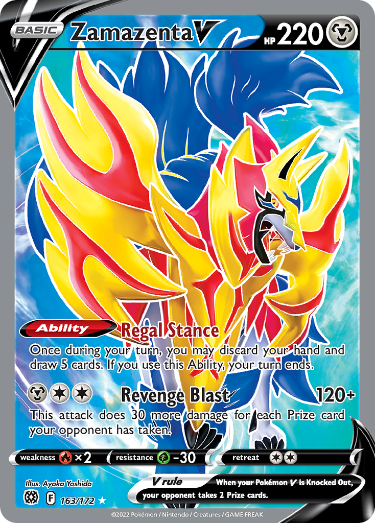 Zamazenta V - 163/172 - Brilliant Stars