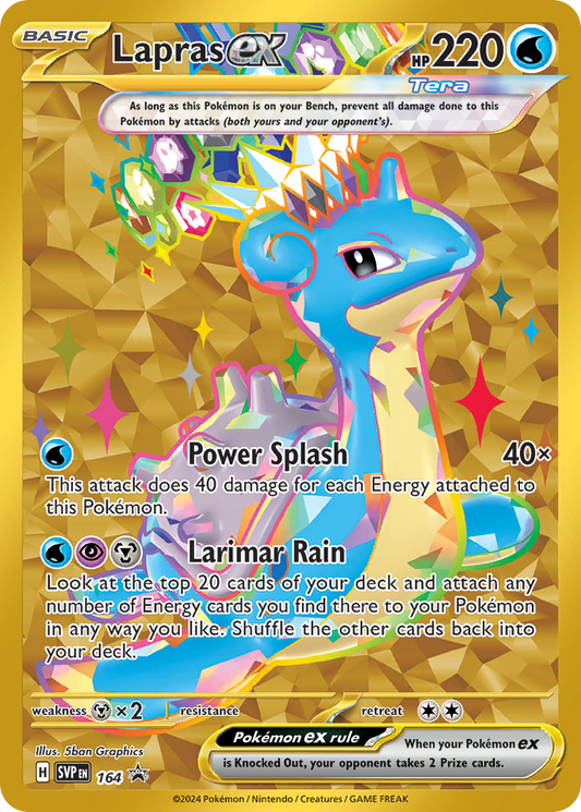 Lapras ex - 164/165 - Scarlet & Violet Promos