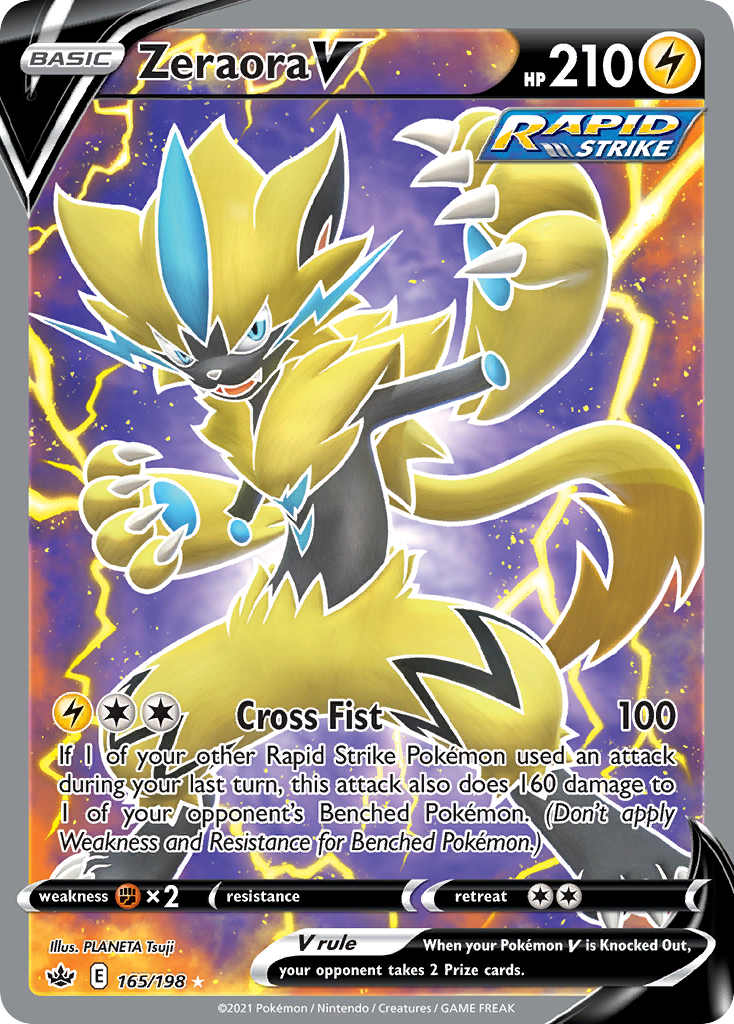 Zeraora V - 165/198 - Chilling Reign