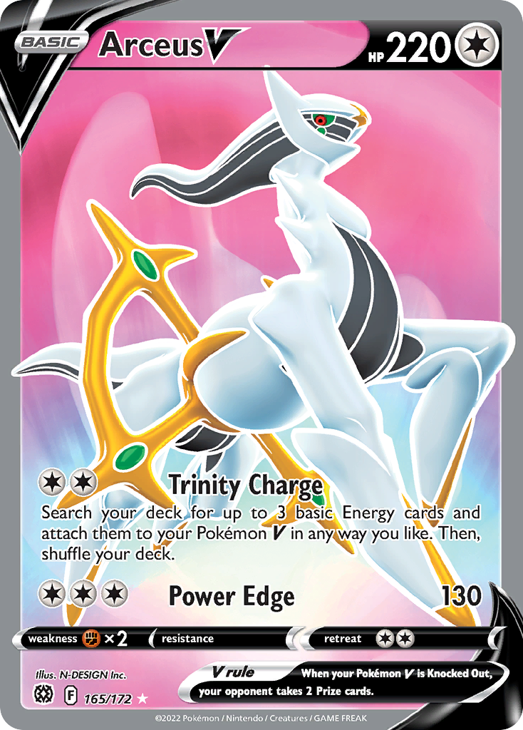 Arceus V - 165/172 - Brilliant Stars