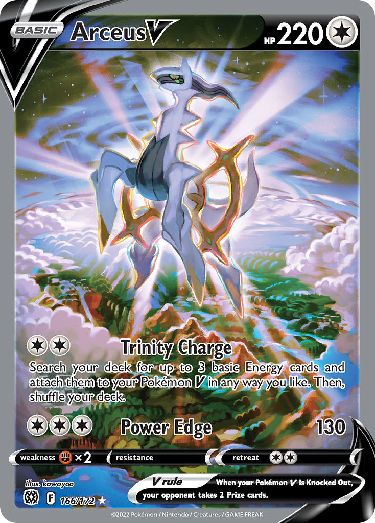 Arceus V - 166/172 - Brilliant Stars