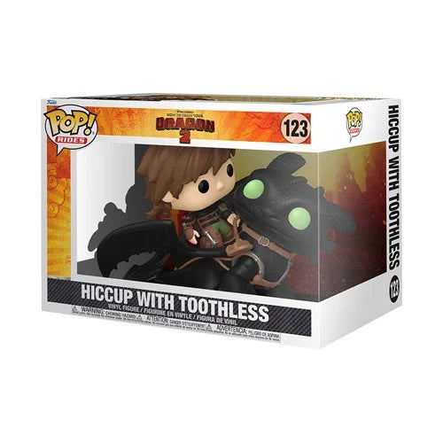 How to Train Your Dragon 2 Hiccup with Toothless Deluxe Funko Pop! Ride #123