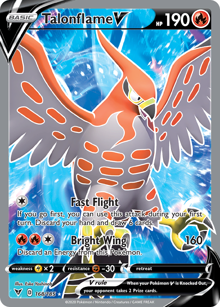 Talonflame V - 168/185 - Vivid Voltage