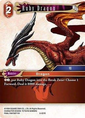 Ruby Dragon - 6-021R - Rare - Opus VI
