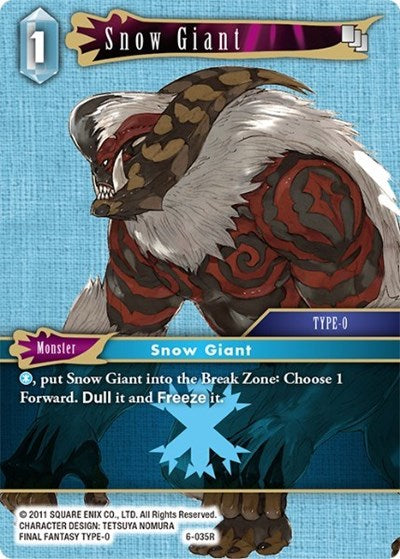 Snow Giant - 6-035R - Rare - Opus VI