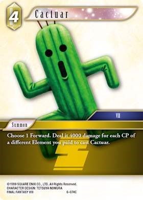 Cactuar - 6-074C - Common - Opus VI
