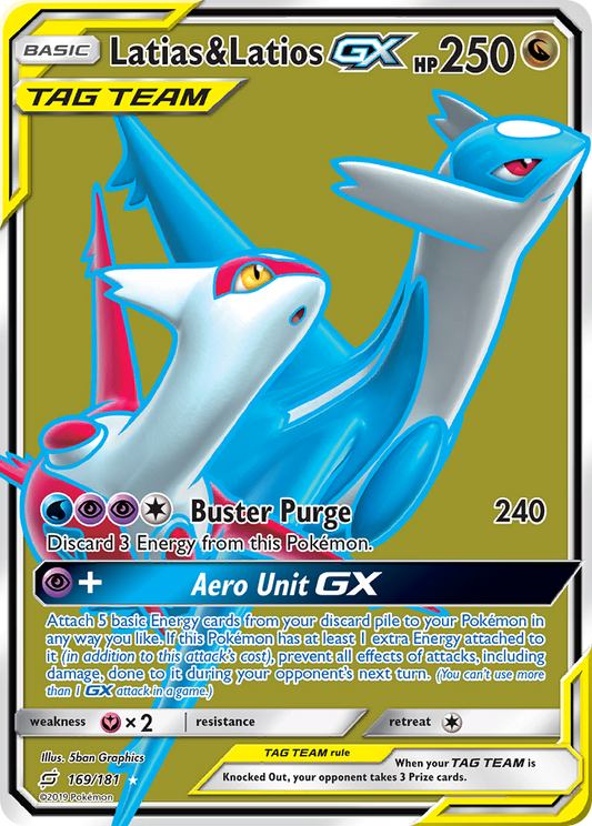 Latias & Latios-GX - 169/181 - Team Up