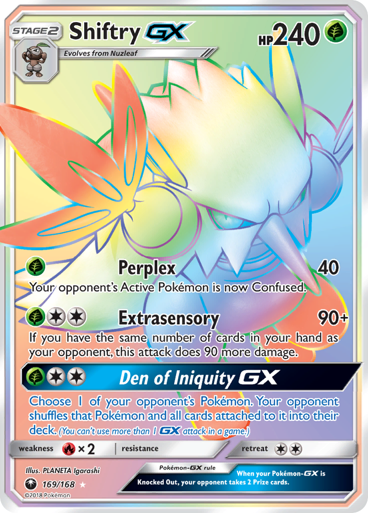 Shiftry-GX - 169/168 - Celestial Storm