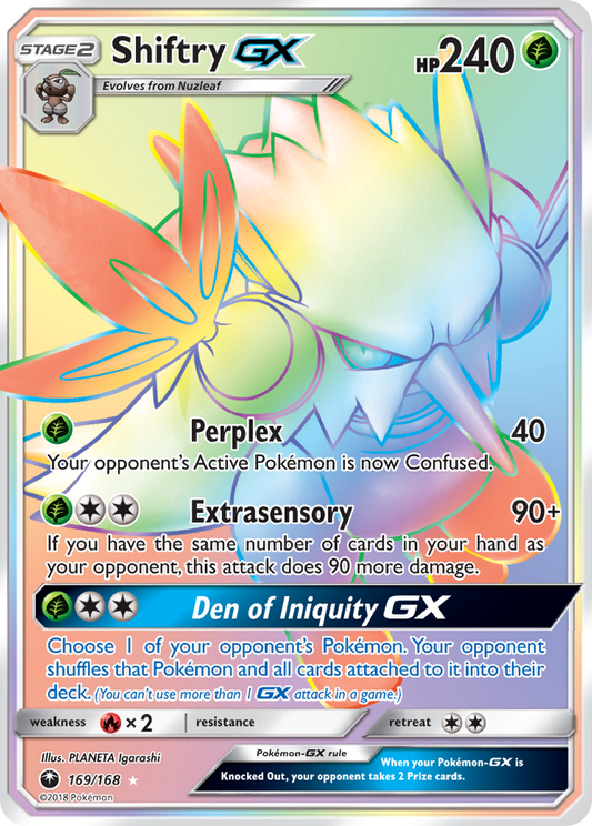 Shiftry-GX - 169/168 - Celestial Storm