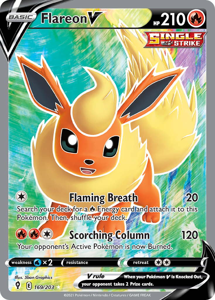 Flareon V - 169/203 - Evolving Skies