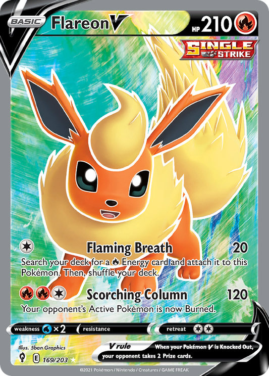 Flareon V - 169/203 - Evolving Skies