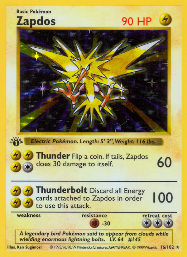 Zapdos - 016/102 - Base