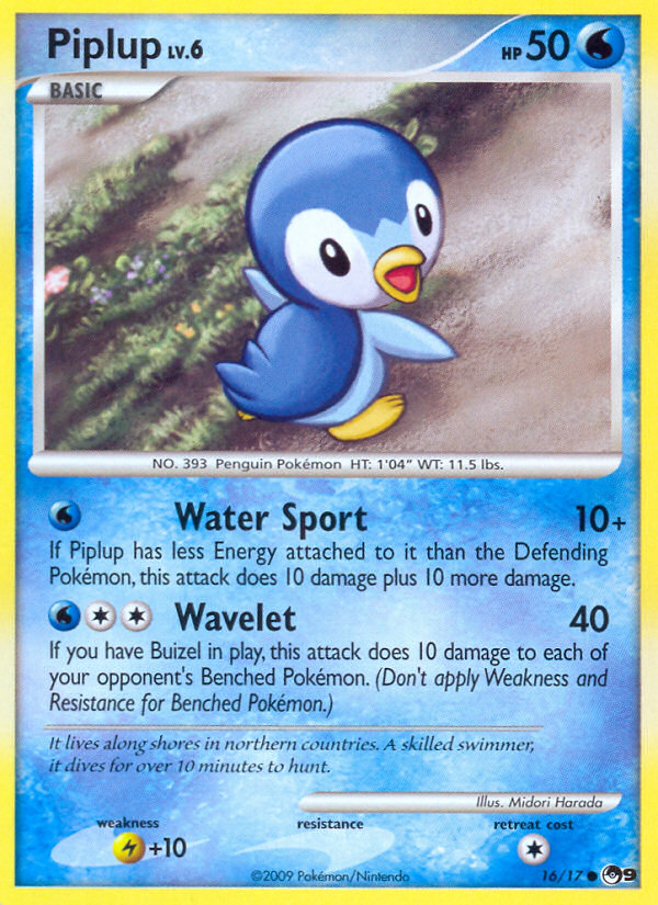 Piplup - 16/17 - POP Series 9