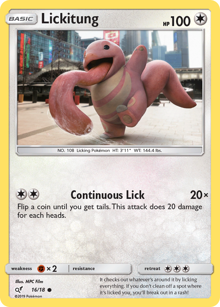 Lickitung - 16/18 - Detective Pikachu