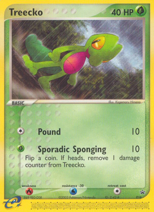 Treecko - 16/40 - Nintendo Black Star Promos