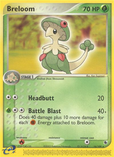 Breloom - 016/109 - Ruby & Sapphire