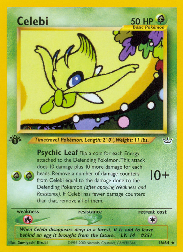 Celebi - 16/64 - Neo Revelation