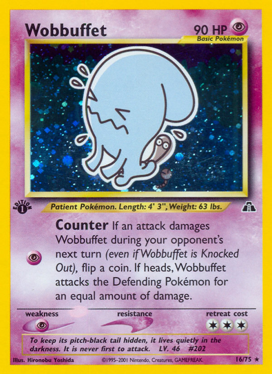 Wobbuffet - 16/75 - Neo Discovery