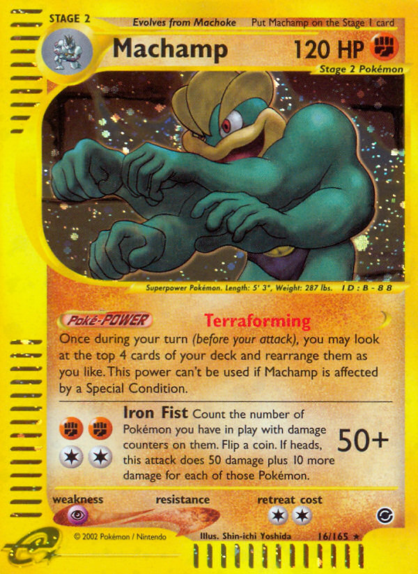 Machamp - 016/165 - Expedition Base Set