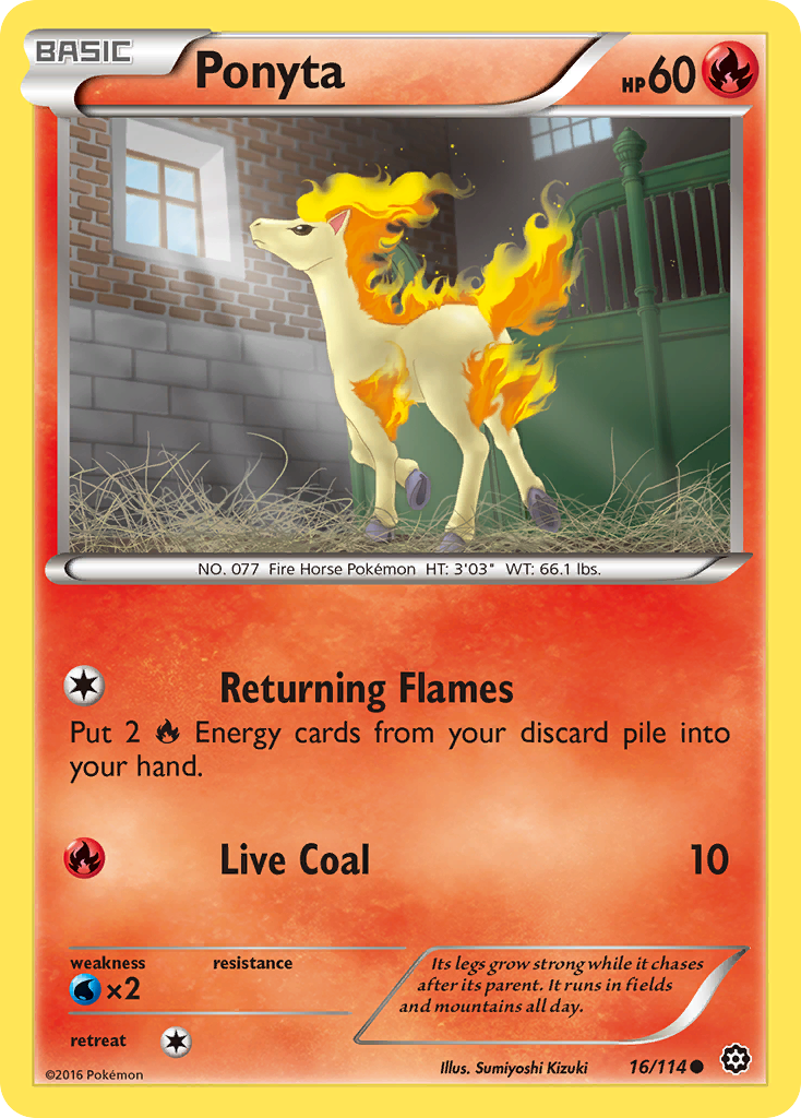 Ponyta - 016/114 - Steam Siege