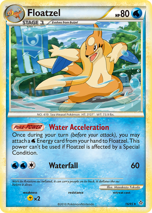 Floatzel - 16/95 - HS—Unleashed