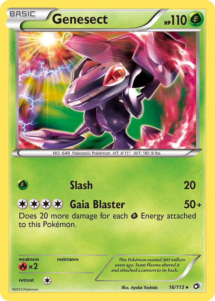 Genesect - 016/113 - Legendary Treasures