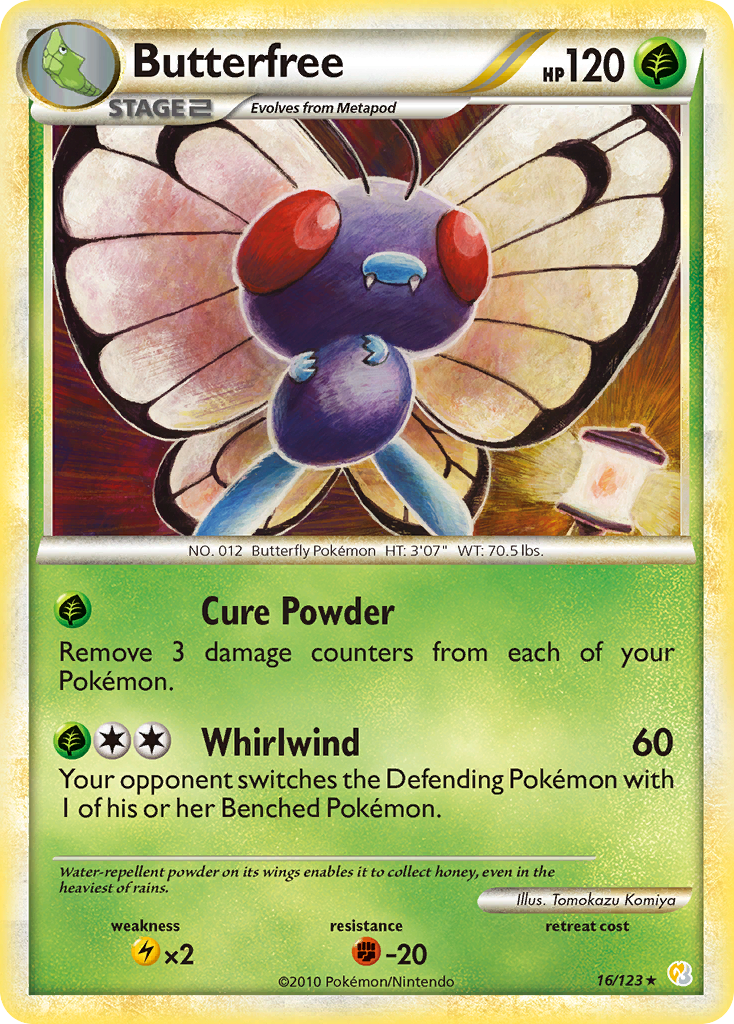 Butterfree - 016/123 - HeartGold & SoulSilver