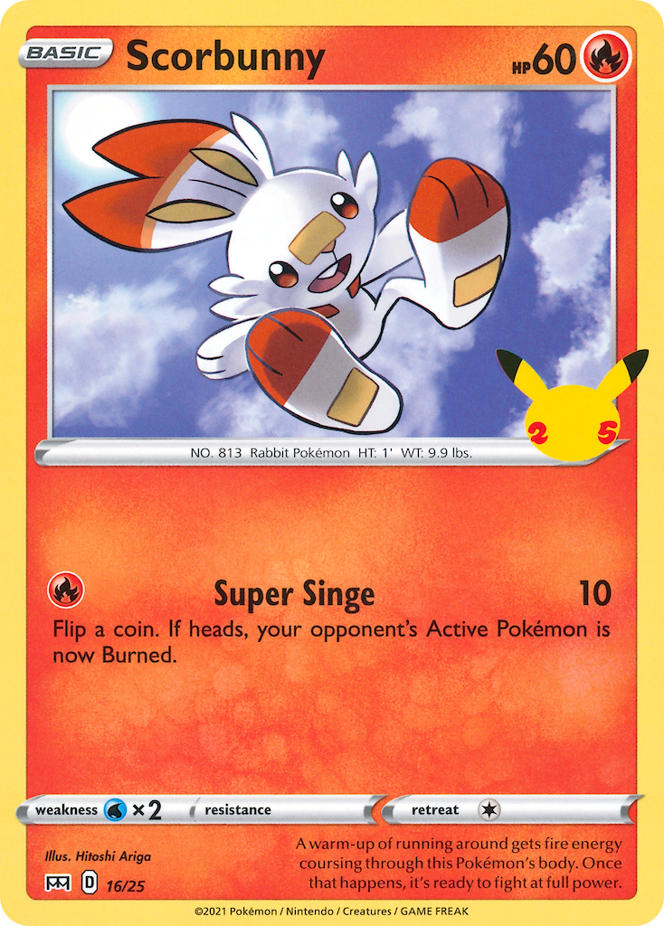 Scorbunny - 16/25 - McDonald's Collection 2021