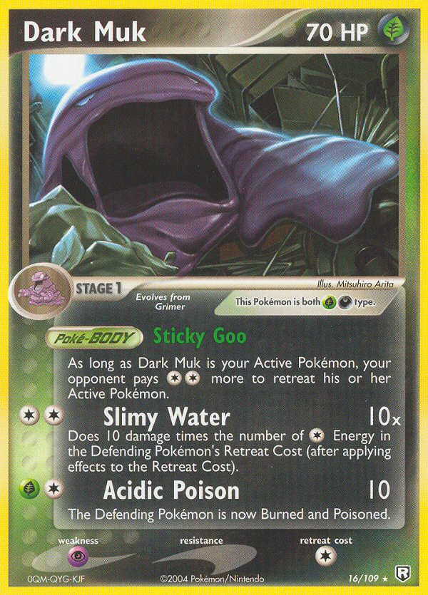 Dark Muk - 016/109 - Team Rocket Returns