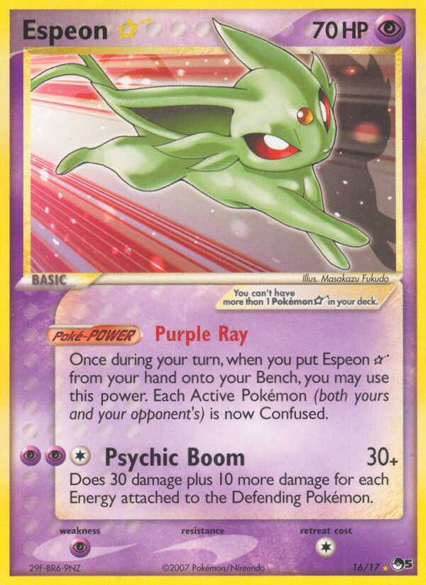 Espeon ★ - 16/17 - POP Series 5