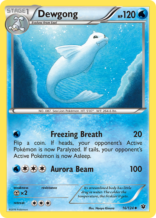 Dewgong - 016/124 - Fates Collide