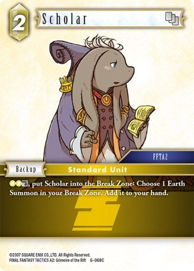 Scholar (FFTA2) - 6-068C - Common - Opus VI