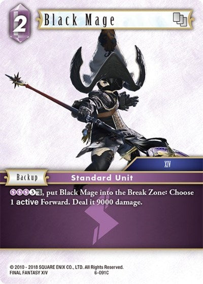 Black Mage - 6-091C - Common - Opus VI