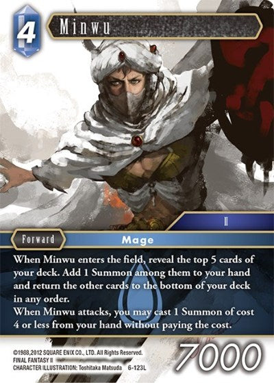 Minwu - 6-123L - Legend - Opus VI