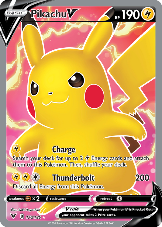 Pikachu V - 170/185 - Vivid Voltage