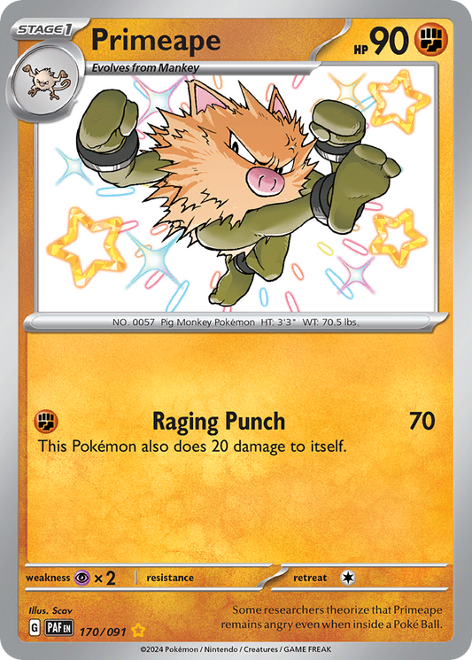 Primeape - 170/91 - Paldean Fates