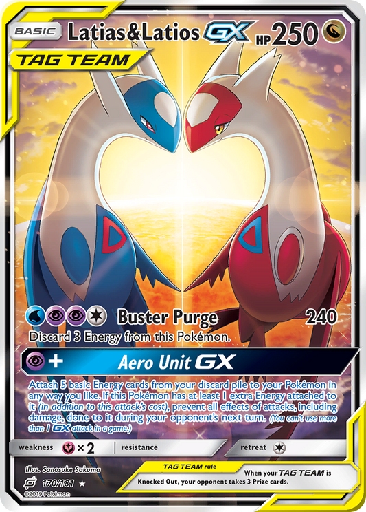 Latias & Latios-GX - 170/181 - Team Up