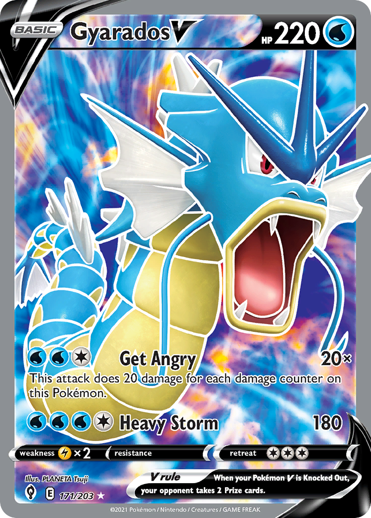 Gyarados V - 171/203 - Evolving Skies