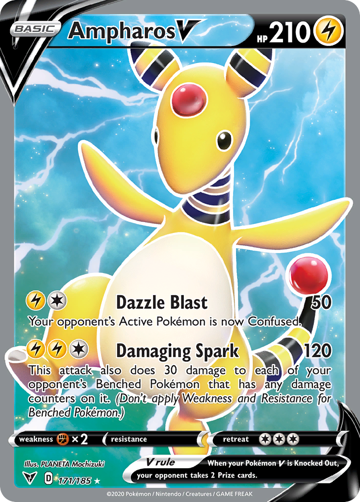 Ampharos V - 171/185 - Vivid Voltage