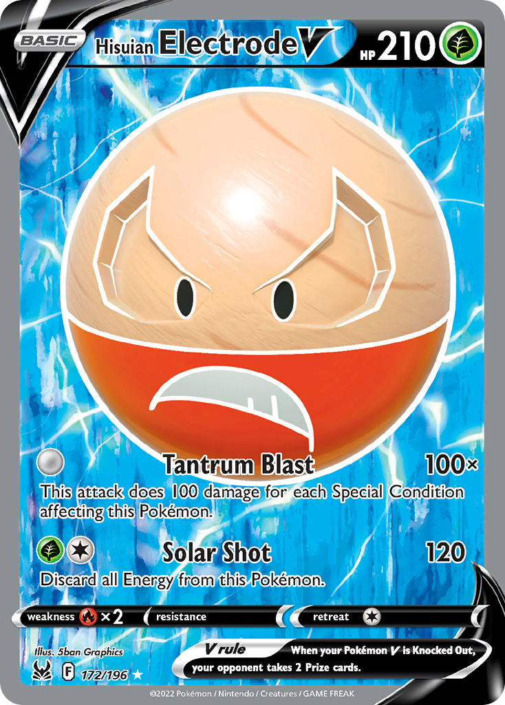 Hisuian Electrode V - 172/196 - Lost Origin