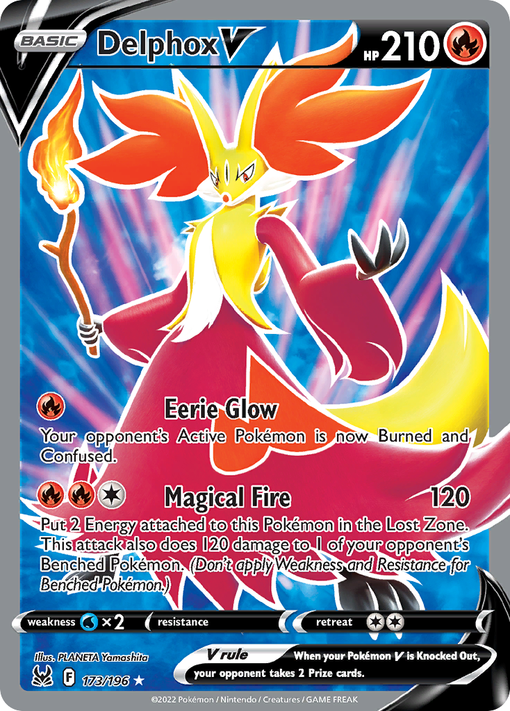 Delphox V - 173/196 - Lost Origin