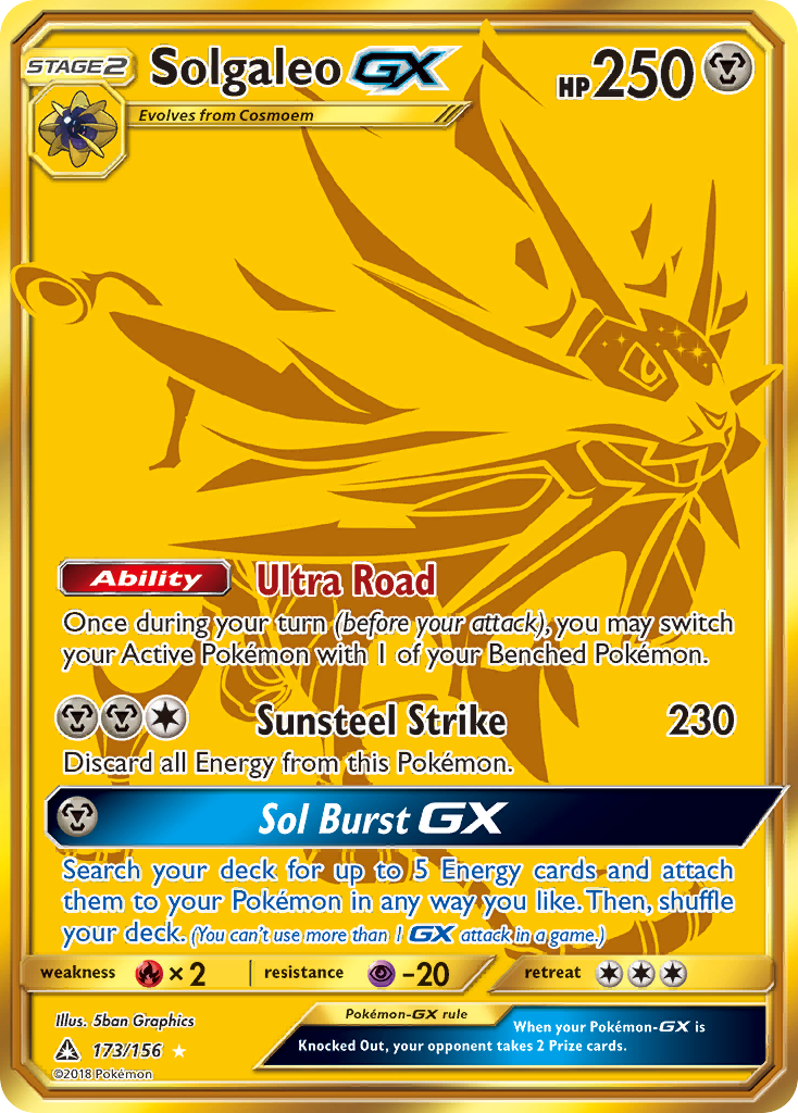 Solgaleo-GX - 173/156 - Ultra Prism