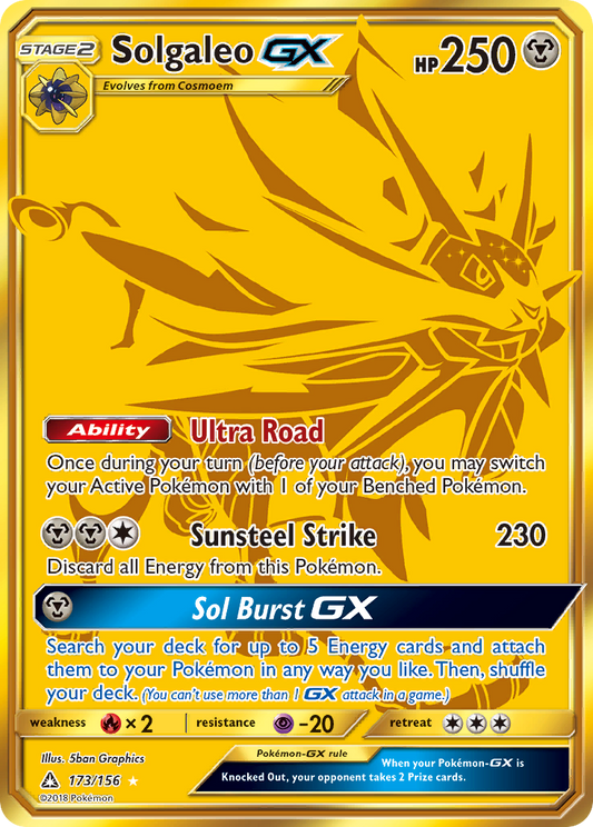 Solgaleo-GX - 173/156 - Ultra Prism