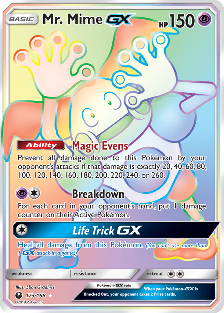 Mr. Mime-GX - 173/168 - Celestial Storm