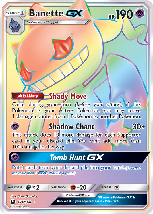 Banette-GX - 174/168 - Celestial Storm