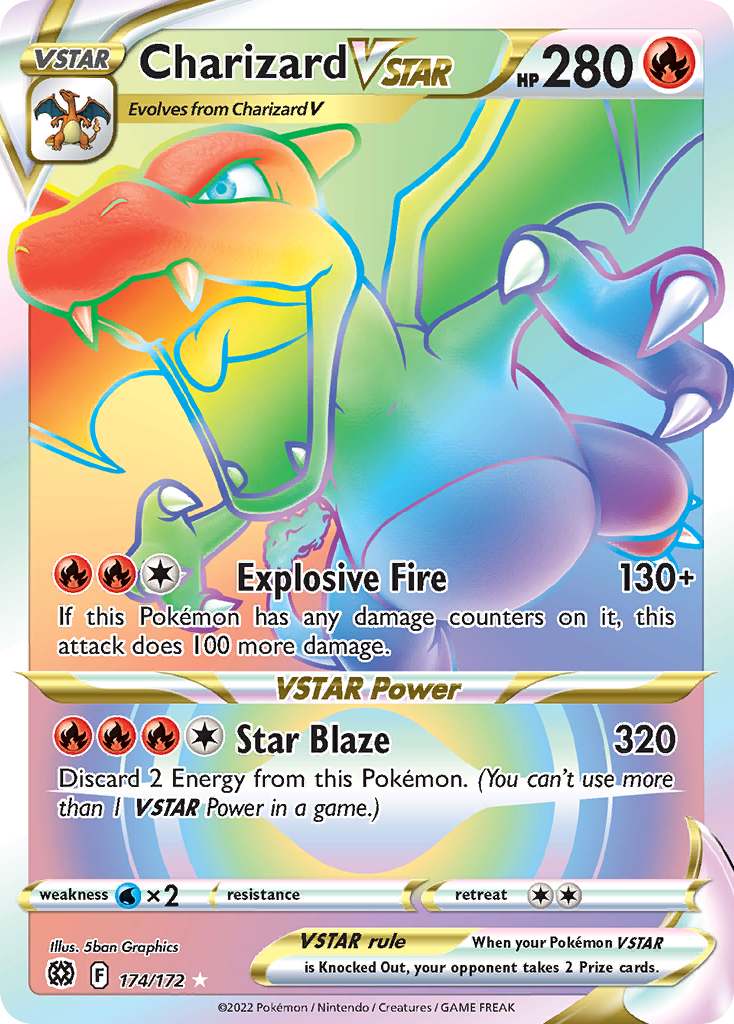 Charizard VSTAR - 174/172 - Brilliant Stars