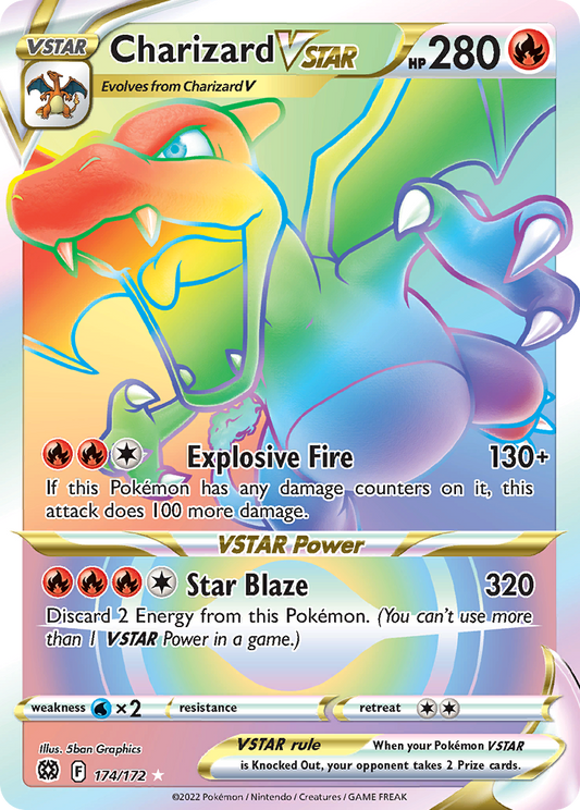 Charizard VSTAR - 174/172 - Brilliant Stars