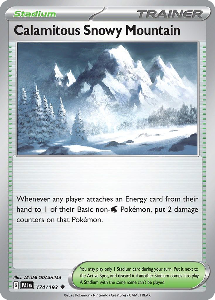 Calamitous Snowy Mountain - 174/193 - Paldea Evolved