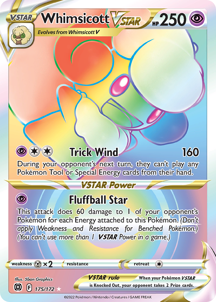 Whimsicott VSTAR - 175/172 - Brilliant Stars