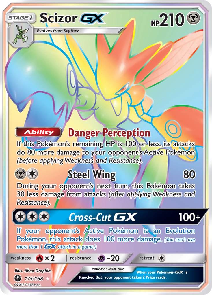 Scizor-GX - 175/168 - Celestial Storm